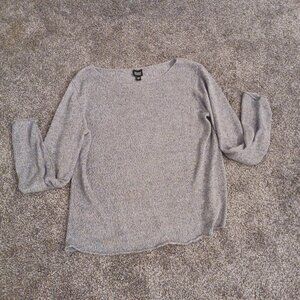 EILEEN FISHER Blue LS Sweater - Size Large